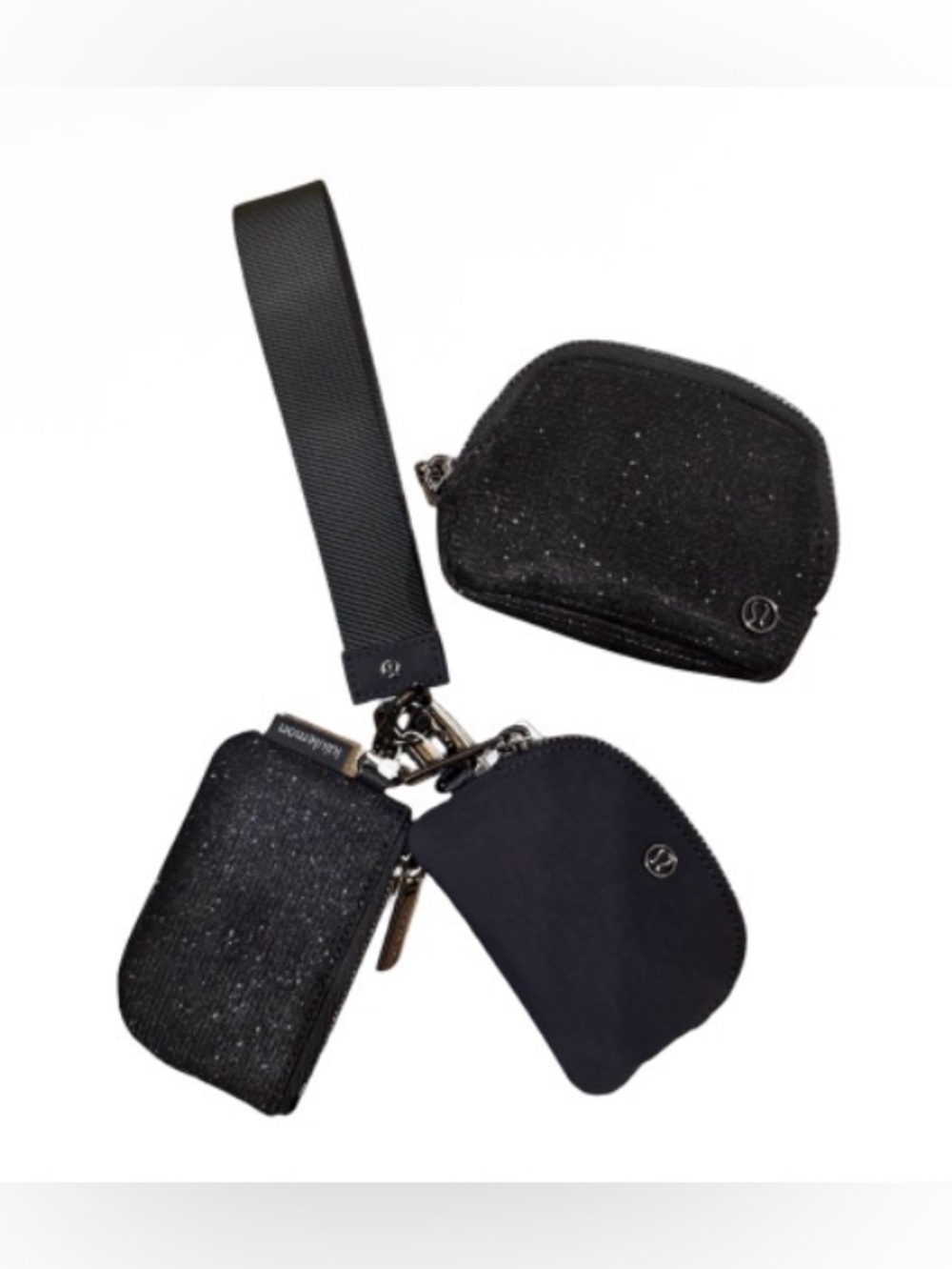 Lululemon Black GLITTER Accessory BUNDLE
